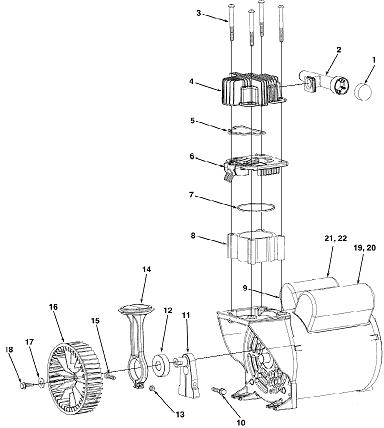 Coleman CL0603312.01 Pump Breakdown